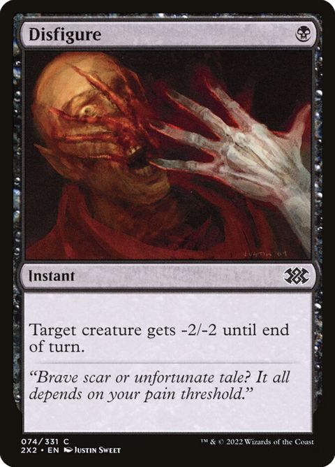 74-disfigure