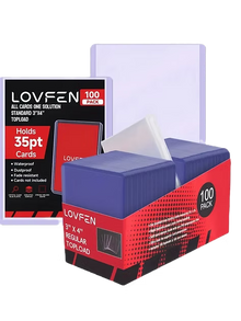Lovfen: 35pt Regular Toploaders - 100 Pack